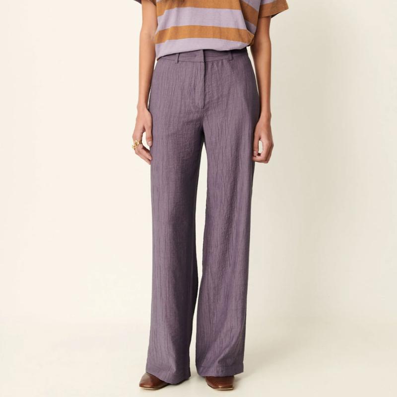 SESSUN - Pantalon Tancreto mauve - SOLDES 