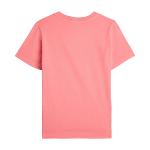 STONE ISLAND JUNIOR - Tee shirt corail logo patch 