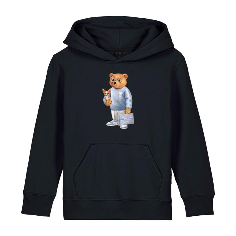 BARON FILOU - Sweat capuche Chihuahua noir - Nouveauté 