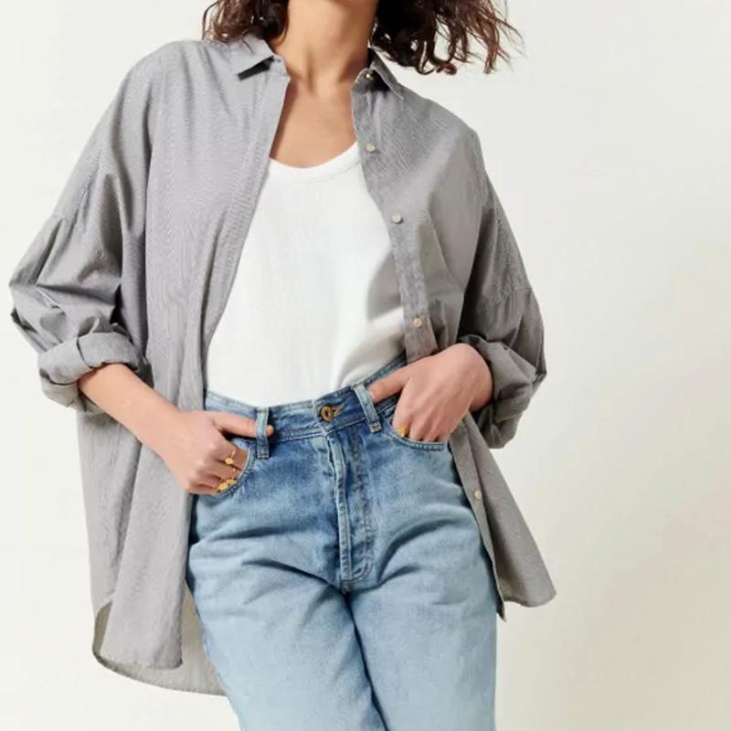 SESSUN - Chemise Fuji grey 