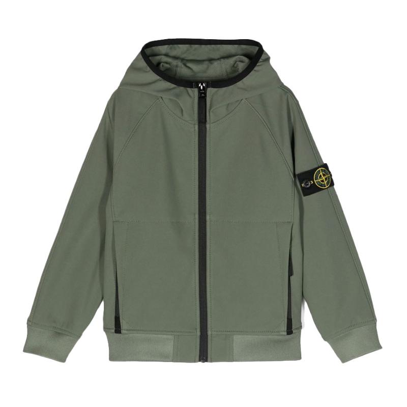 STONE ISLAND - Veste soft shell kaki - Nouveauté 