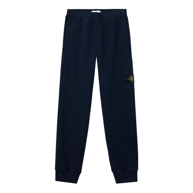 STONE ISLAND JUNIOR - Bas de jogging navy - Nouveauté
